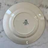 Longwy Earthenware Flat Plate - Josette Model