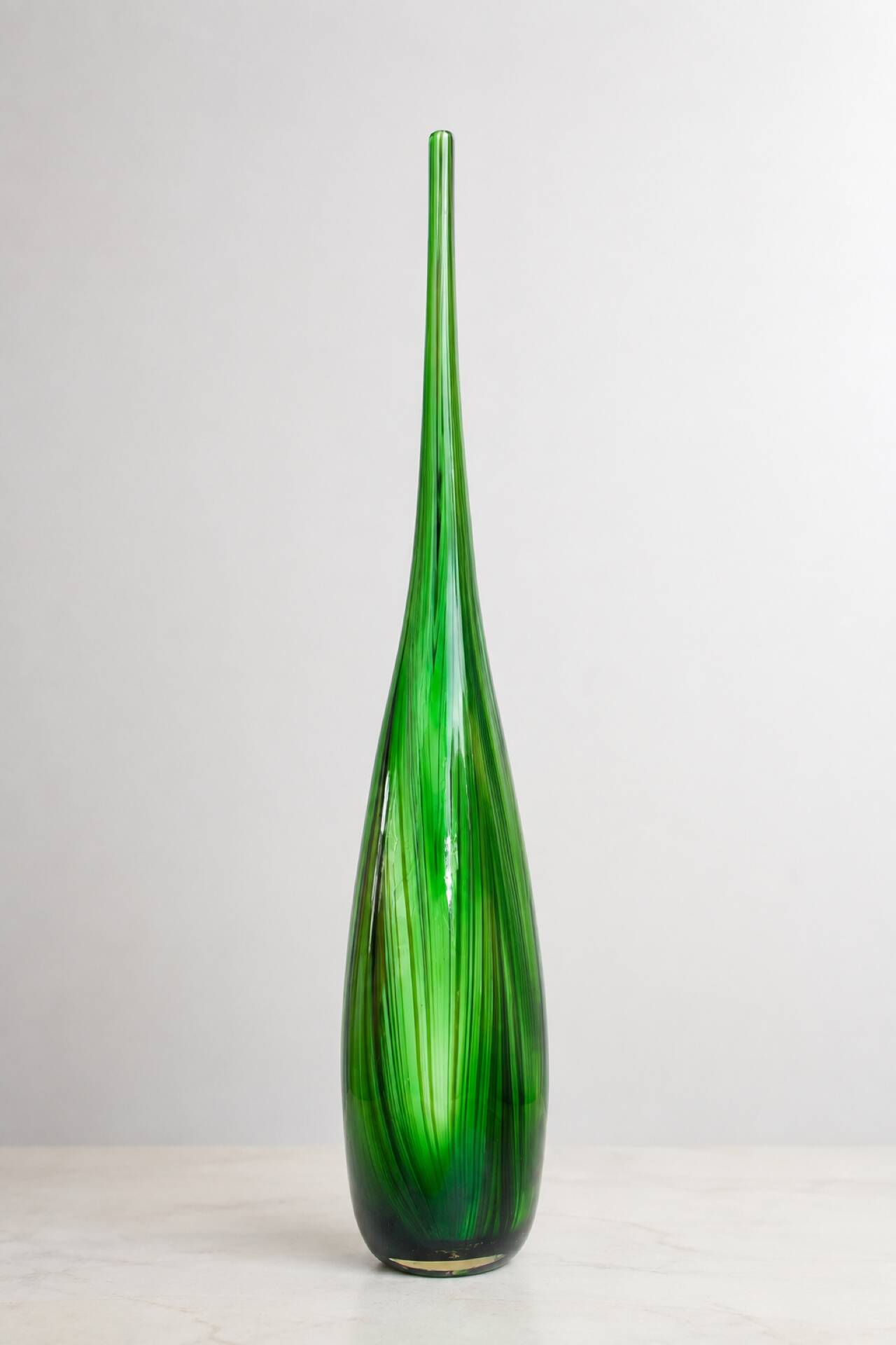 Large blown glass vase Murano Missoni