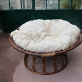 Vintage rattan easy chair