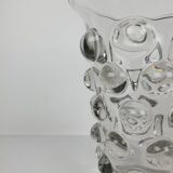 Brutalist vase Panel Panek 70s