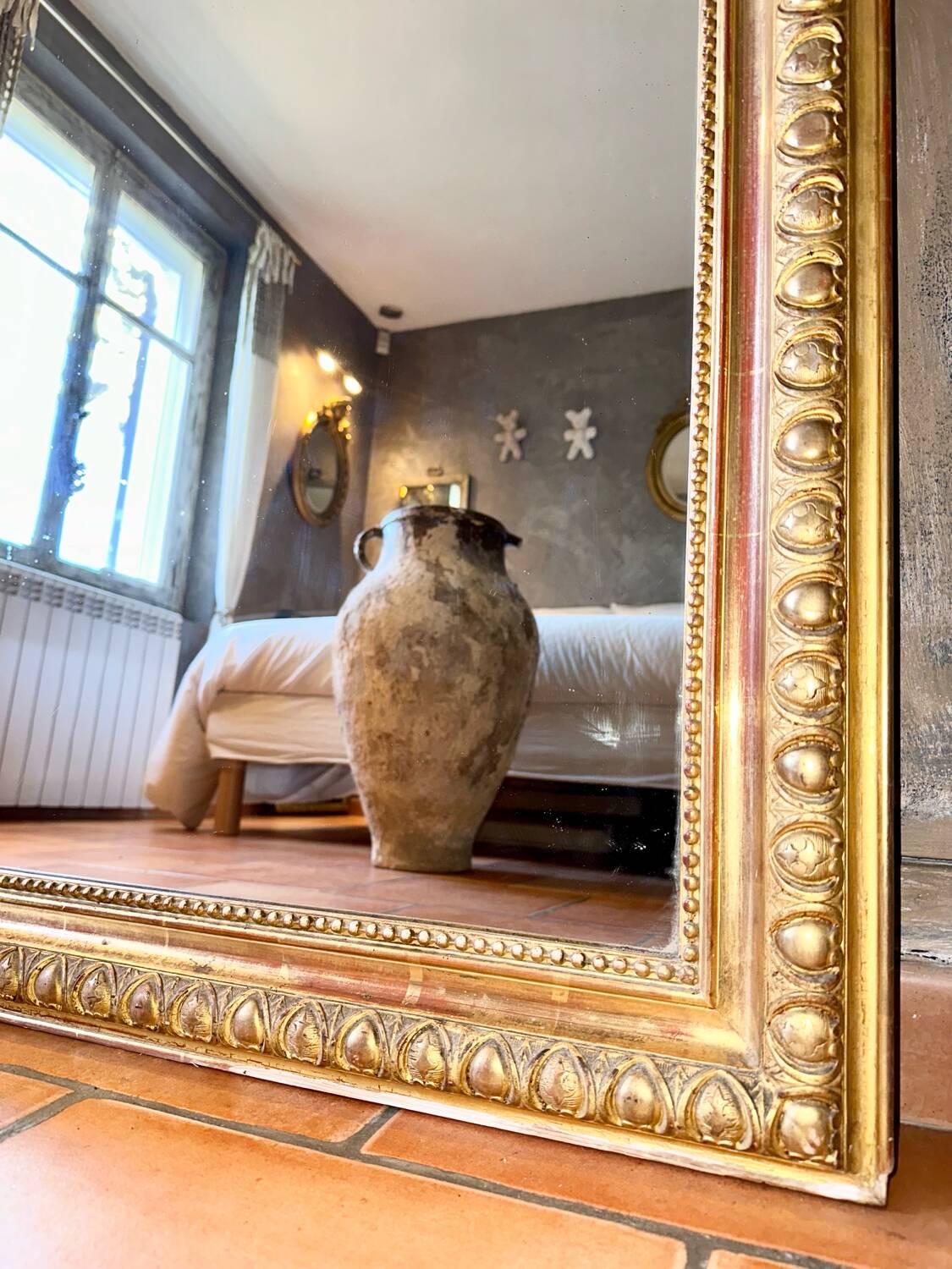 Antique Louis-Philippe 19th century mirror