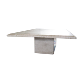 Vintage travertine coffee table
