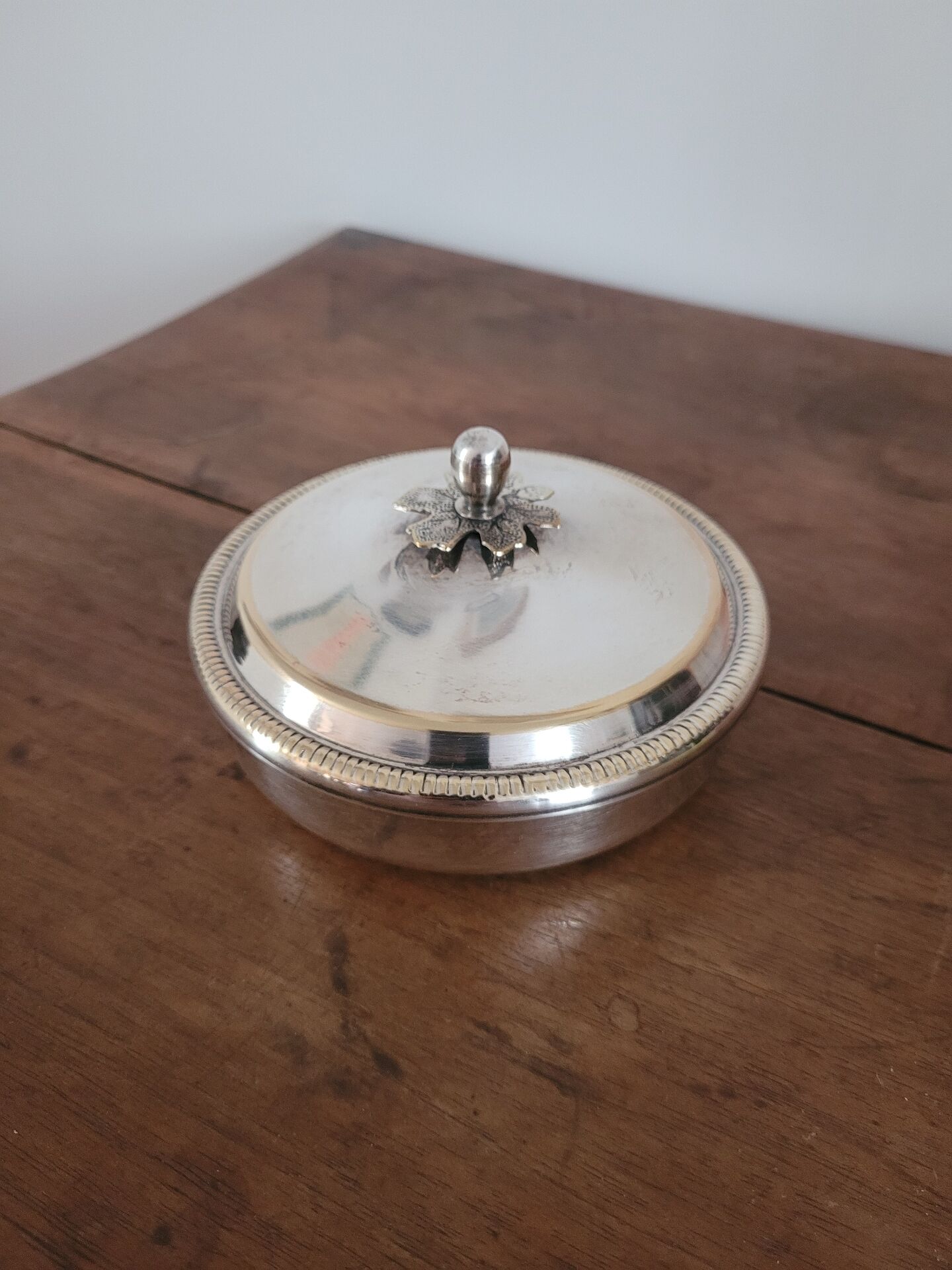 Silver sugar bowl Bossi Silverplate Italy