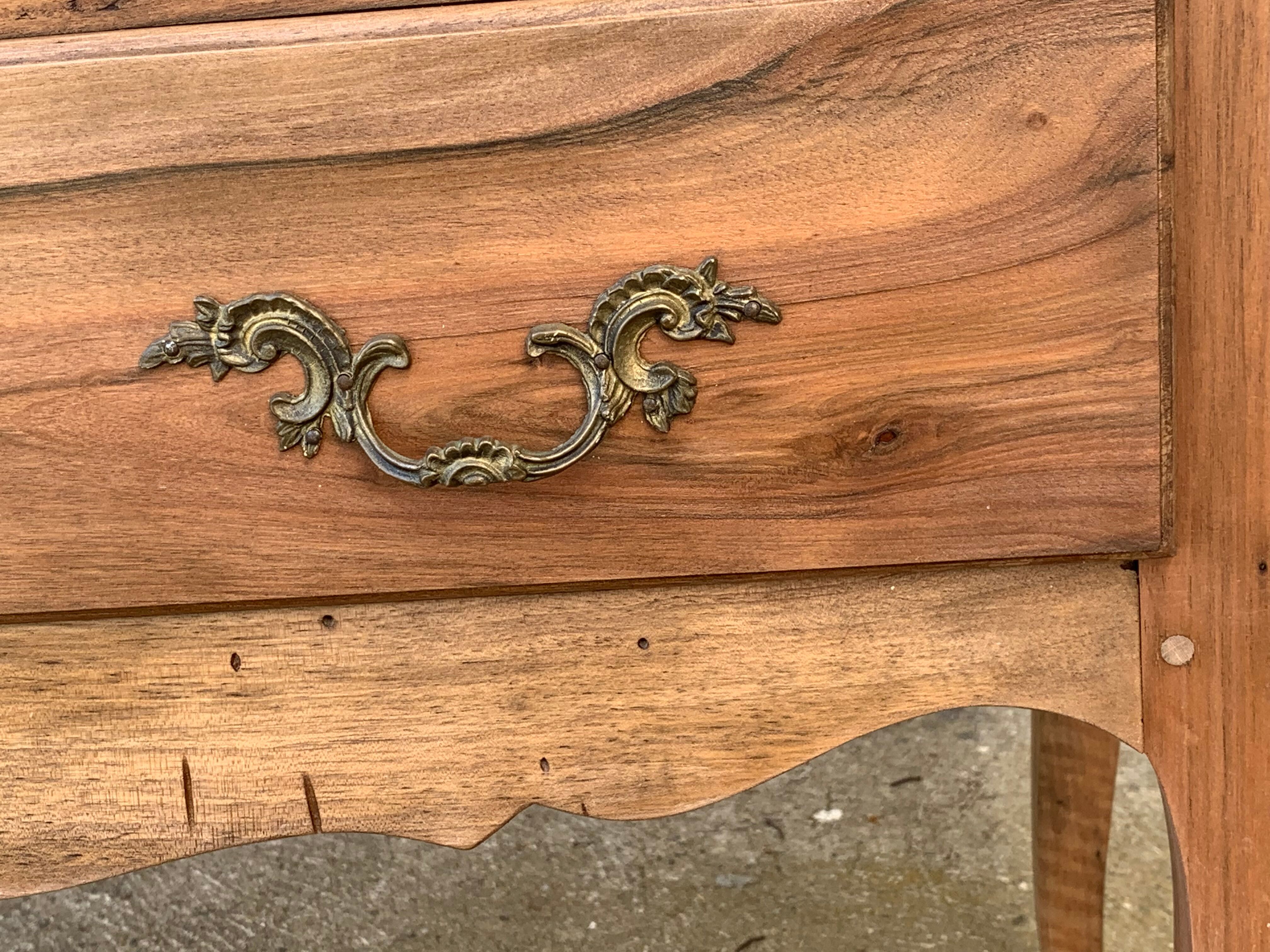 Solid raw walnut jump cabinet