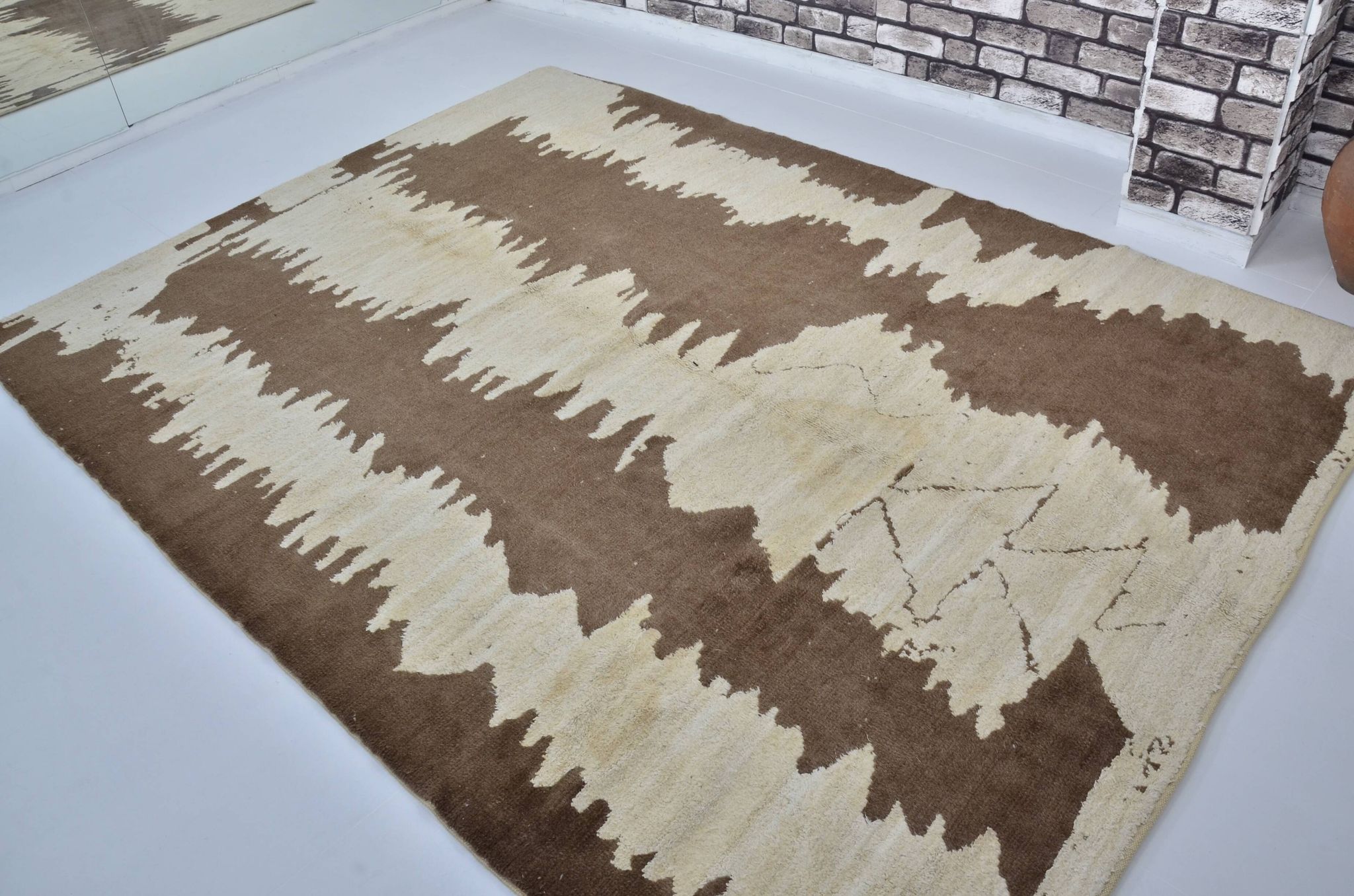 Tapis décoratif en chanvre pour la maison, référence 3002