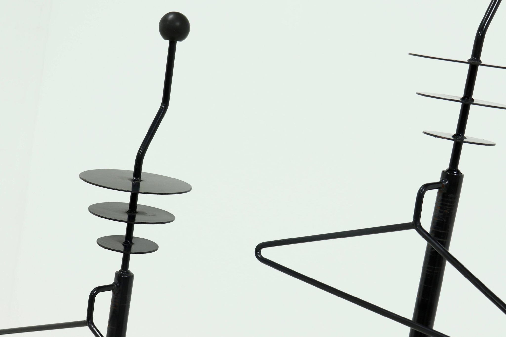 Pair of Height Adjustable Postmodern Dressboys, 1980s