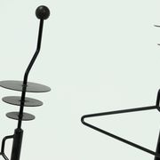 Pair of Height Adjustable Postmodern Dressboys, 1980s