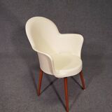Set of 6 Sintesi Gogo chairs with wooden legs by Marcello Ziliani, 1990s