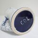 Pichet fat lava blue ceramic vintage design