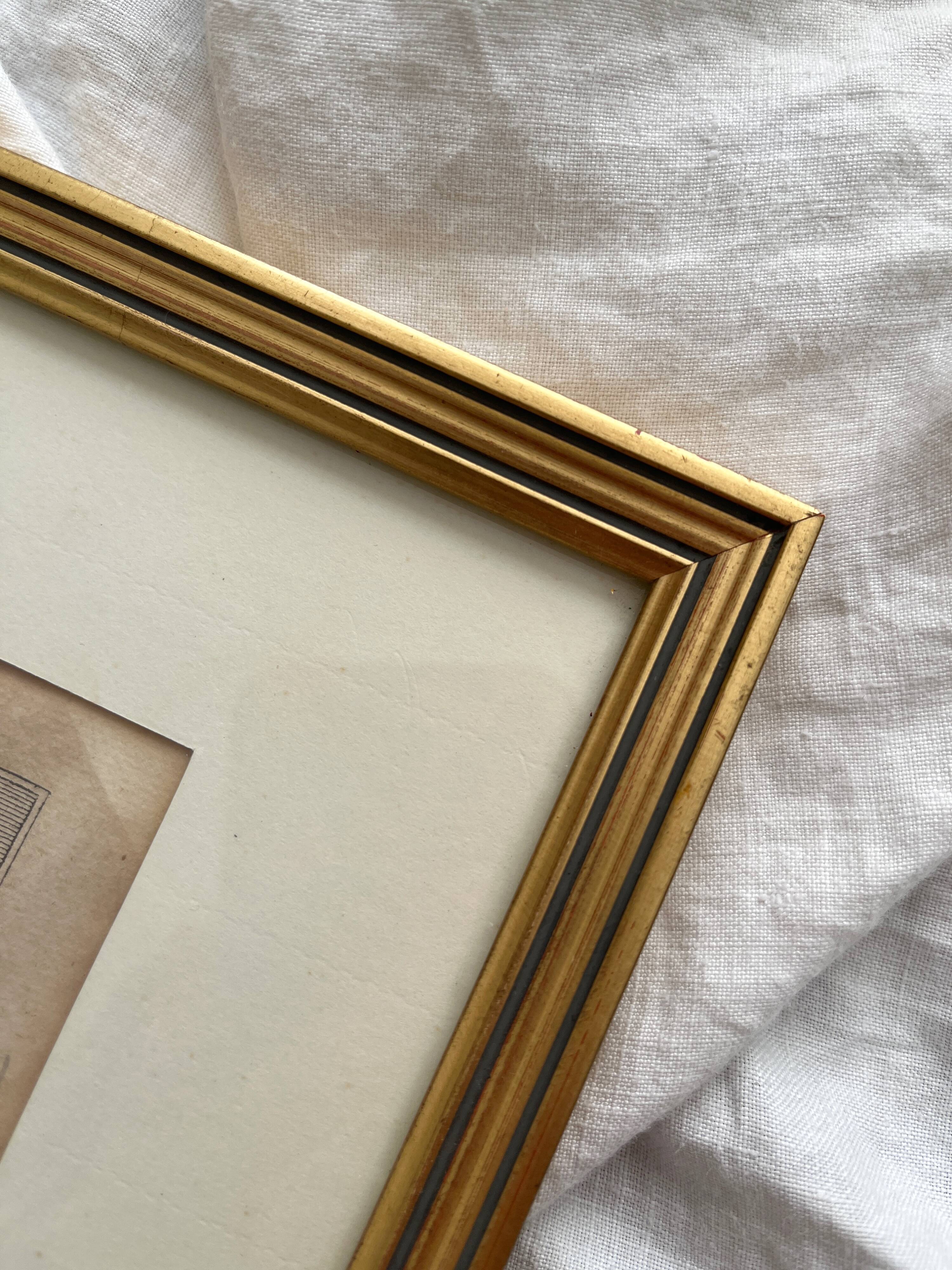 Lithograph of an old fashion engraving by Desrais, 18th century