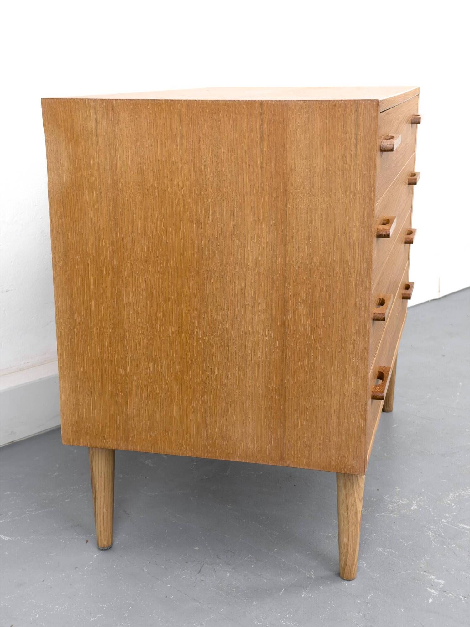 Danish Oak Chest of Drawers by Kai Kristiansen for FM Møbler, 1960s