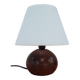 Wooden ball table lamp