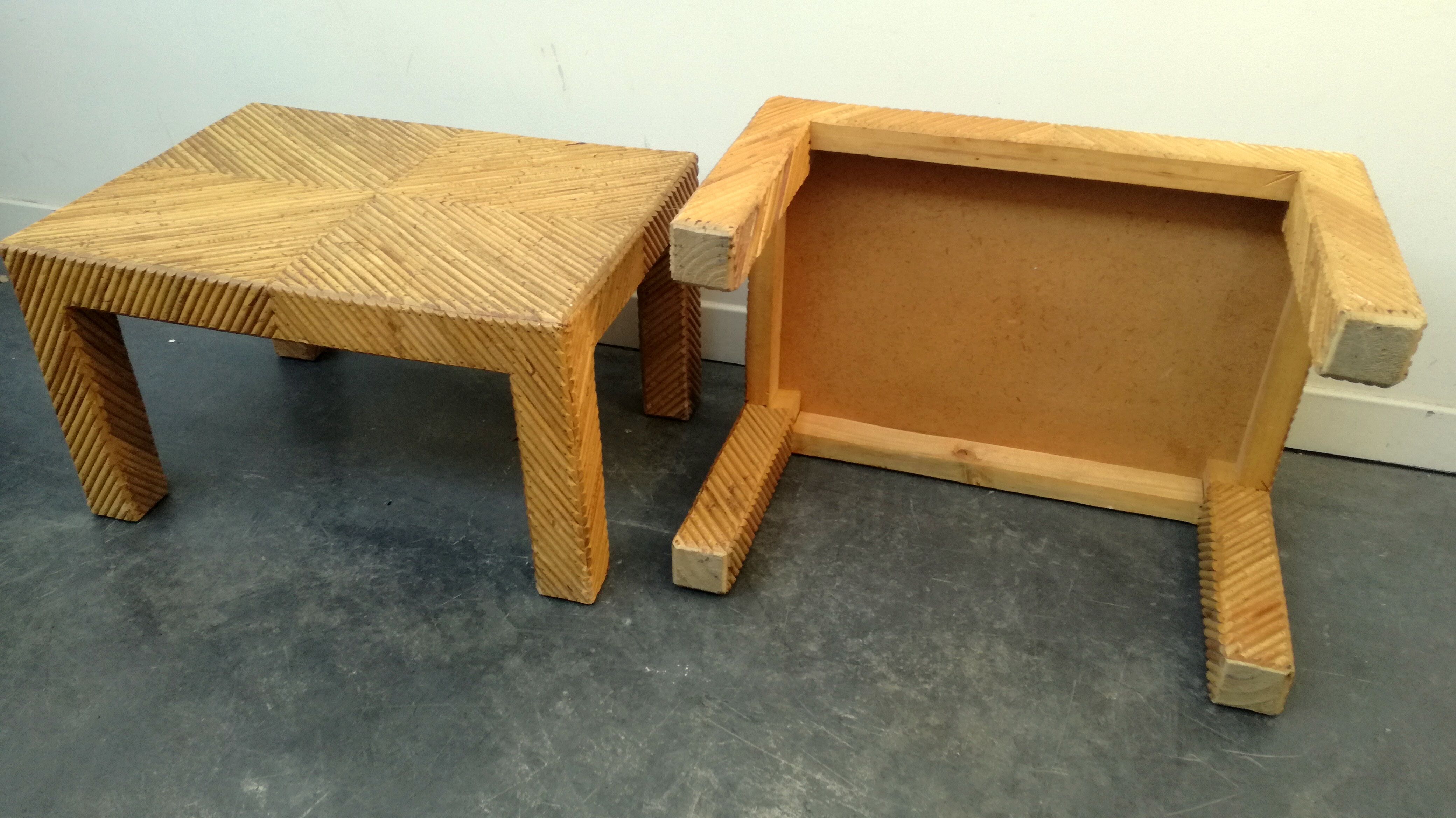 Pair coffee tables Lived del sol 1970