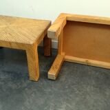 Pair coffee tables Lived del sol 1970