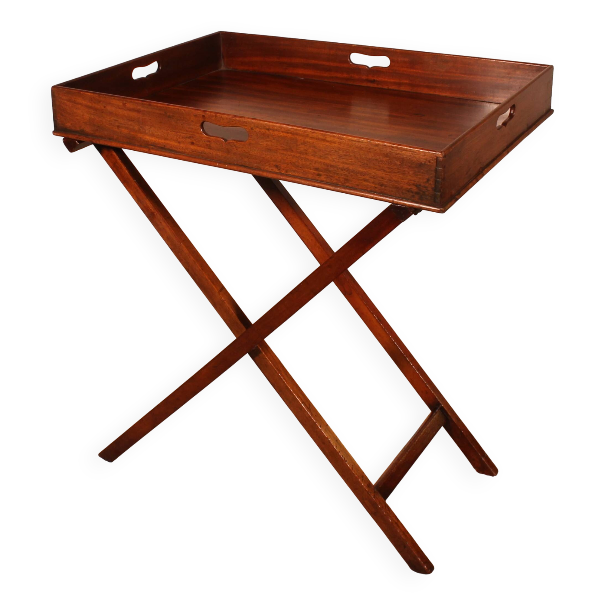 Mahogany Butler Tray Side Table circa 1800
