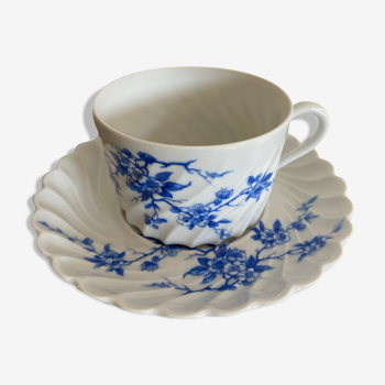 Cup and under cup haviland limoge porcelain