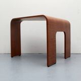 1970s designer coffee table in plywood