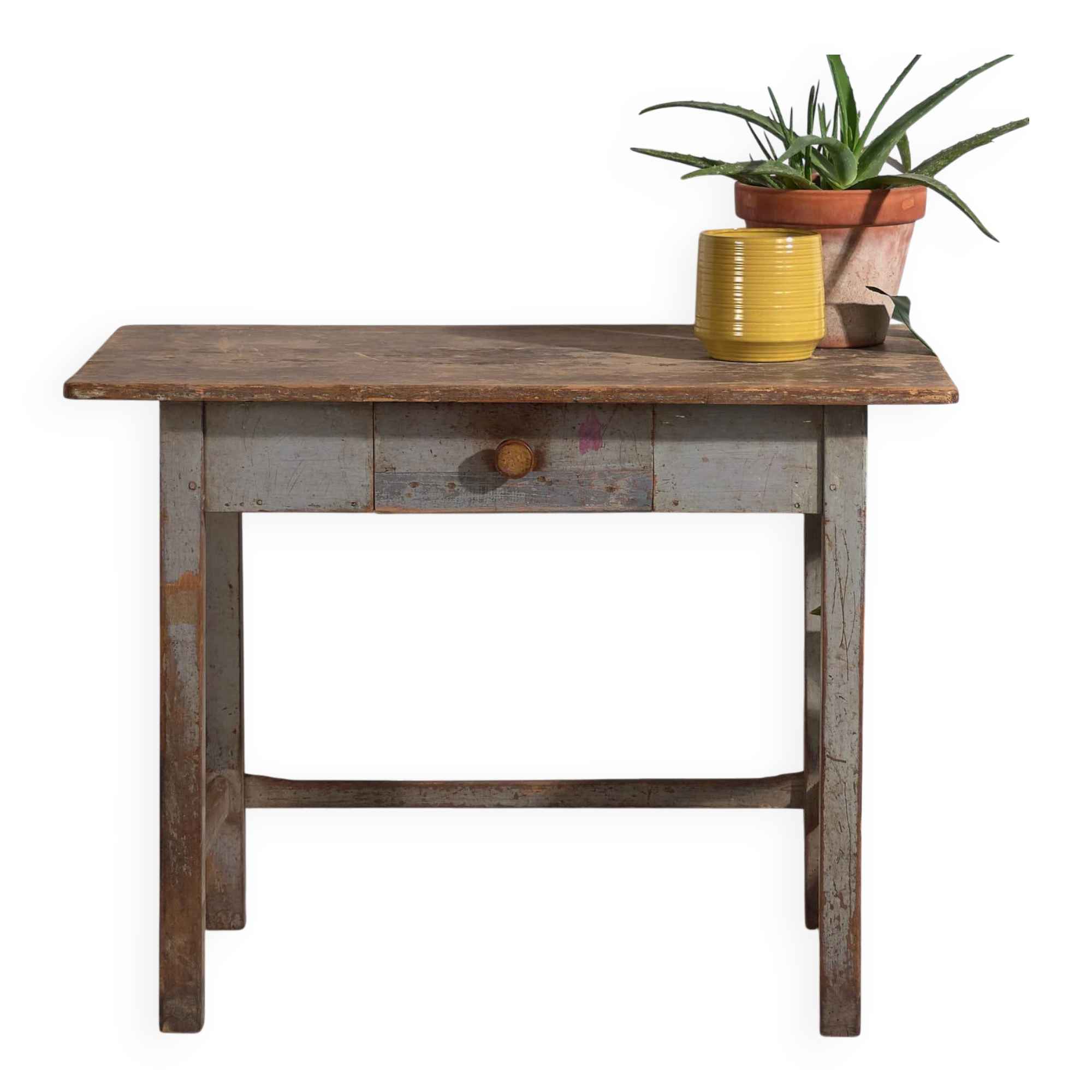 Old Provencal style drawer table (circa 1920)