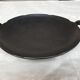 Rare ceramic dish ceramony vallauris vintage lustrous black
