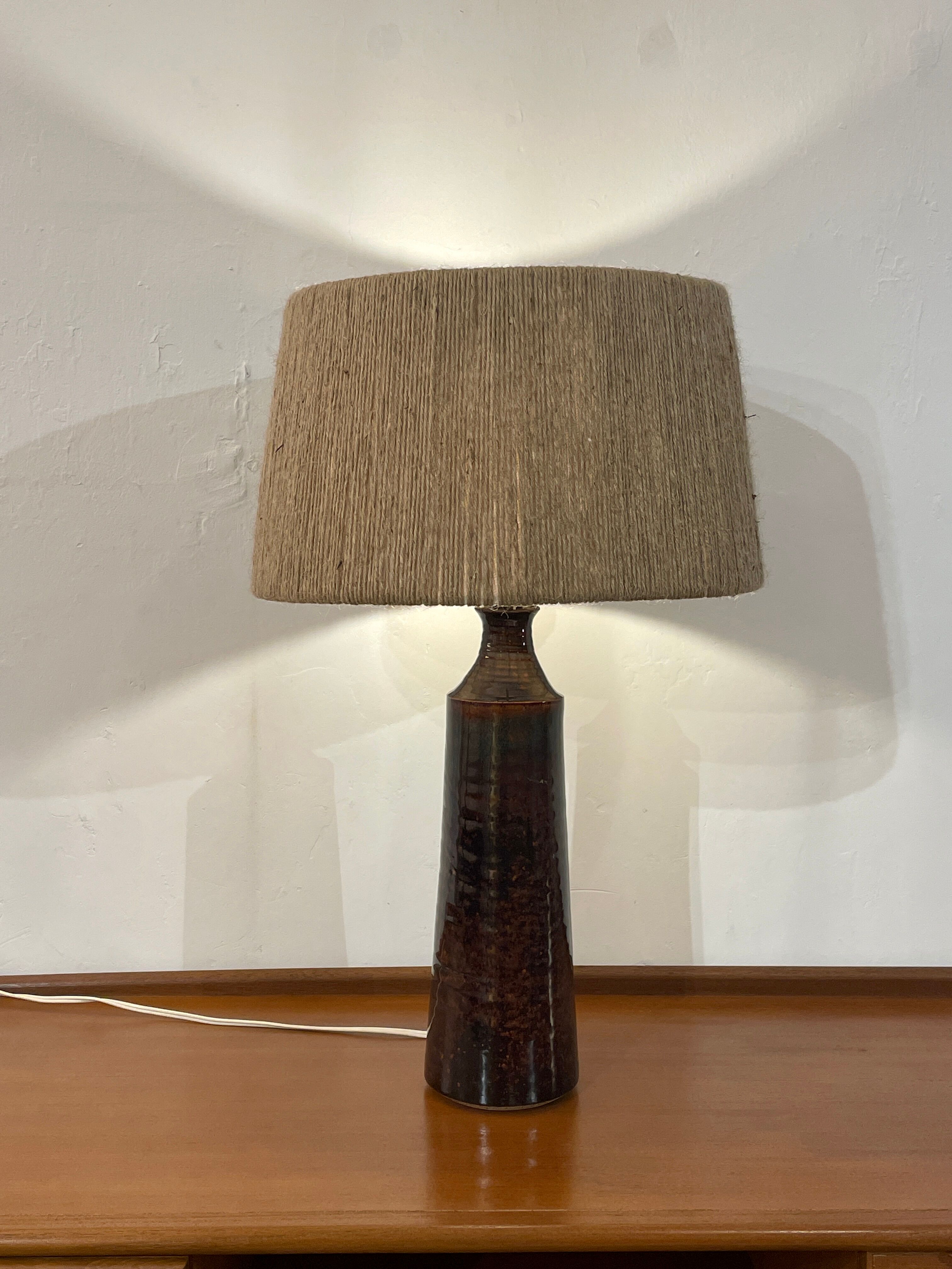 Ceramic table lamp, France 1960's