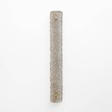 Pair of Modern Brass and Murano Glass "Scavo" Sconces