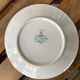Lot 5 saucer plates Limoges Charles Ahrenfeldt gilded edging