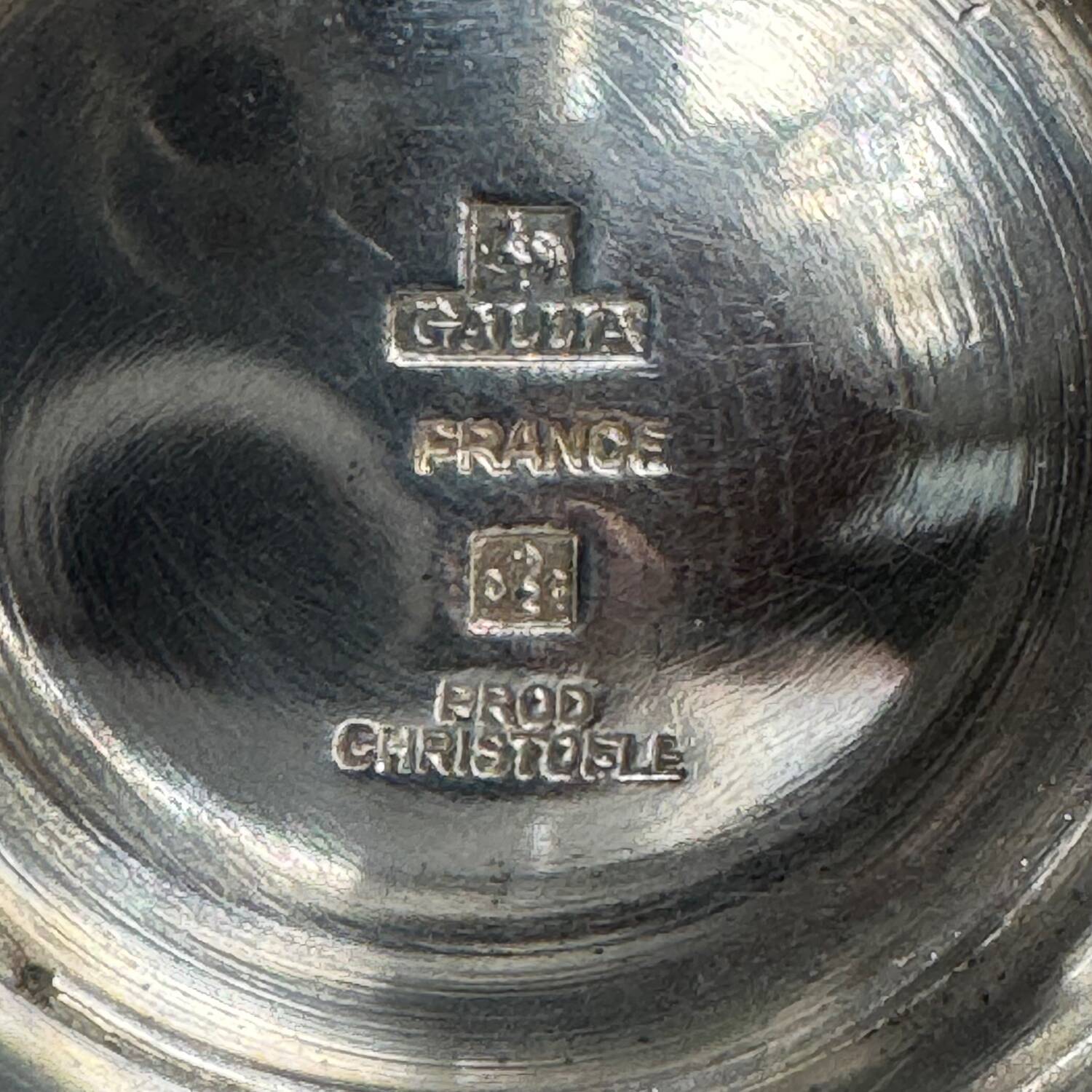 Christofle Gallia silver-plated milk jug and jug, 1920s