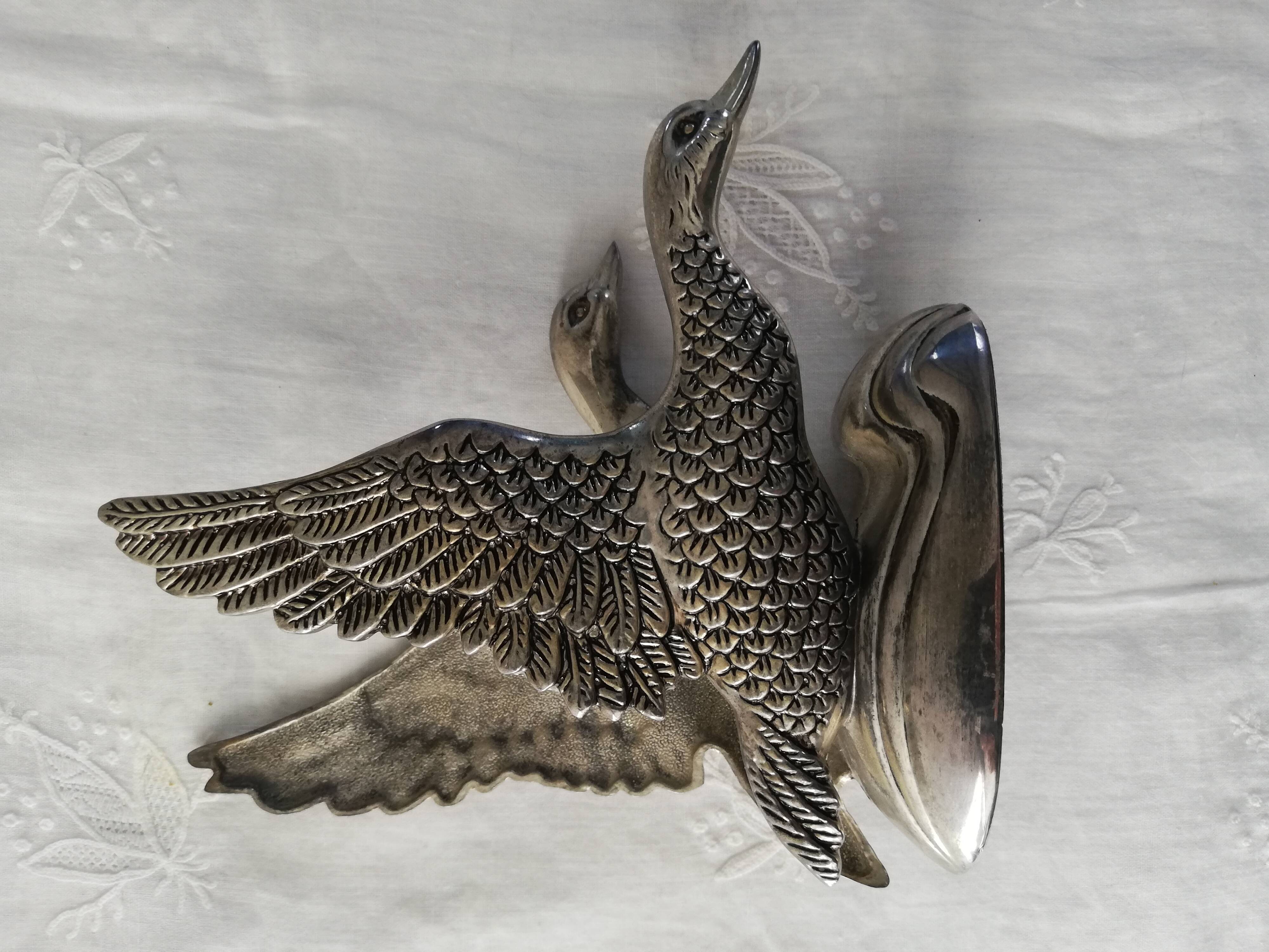 Duo de canards porte lettres Art déco