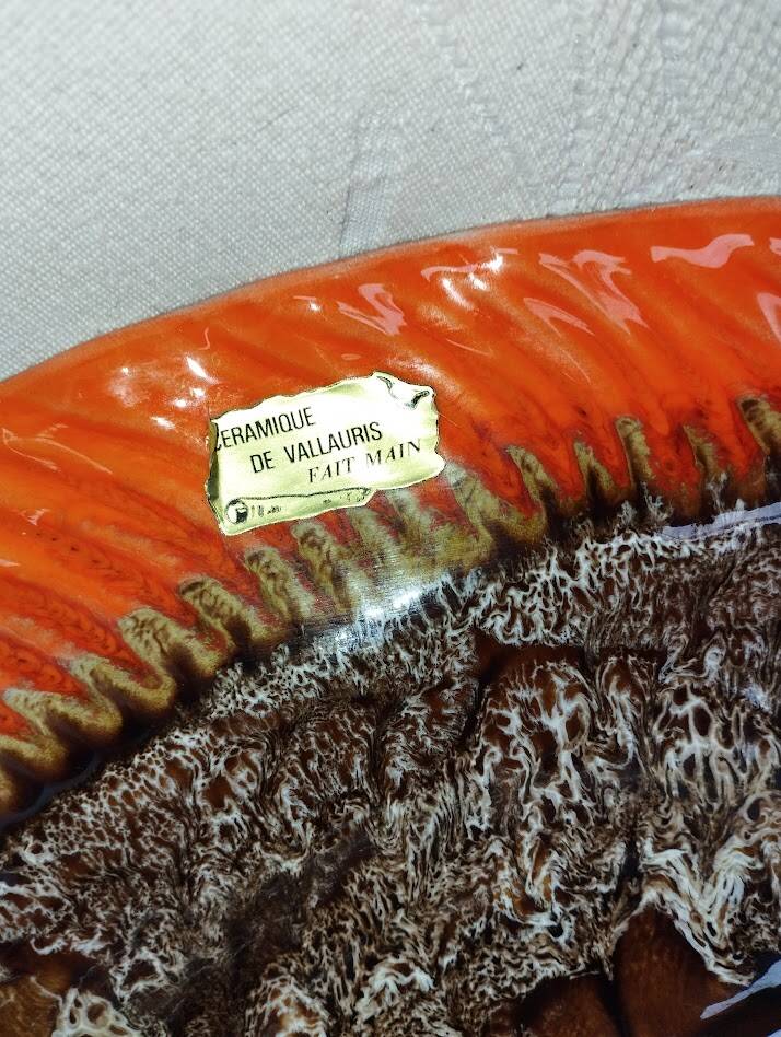 Large vintage fish platter Vallauris – Ceramics – 1960s