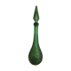 Italian bottle in green glass