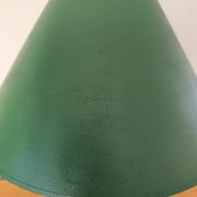 Lampe à poser bleu turquoise et laiton