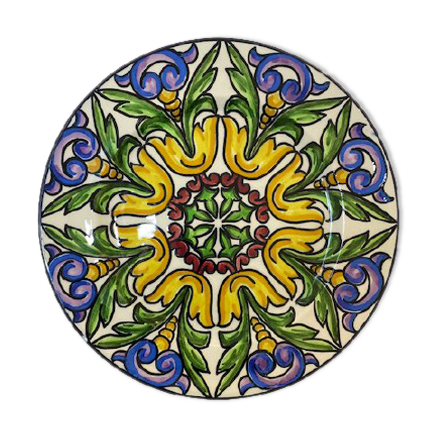 Assiette mural Azulejos