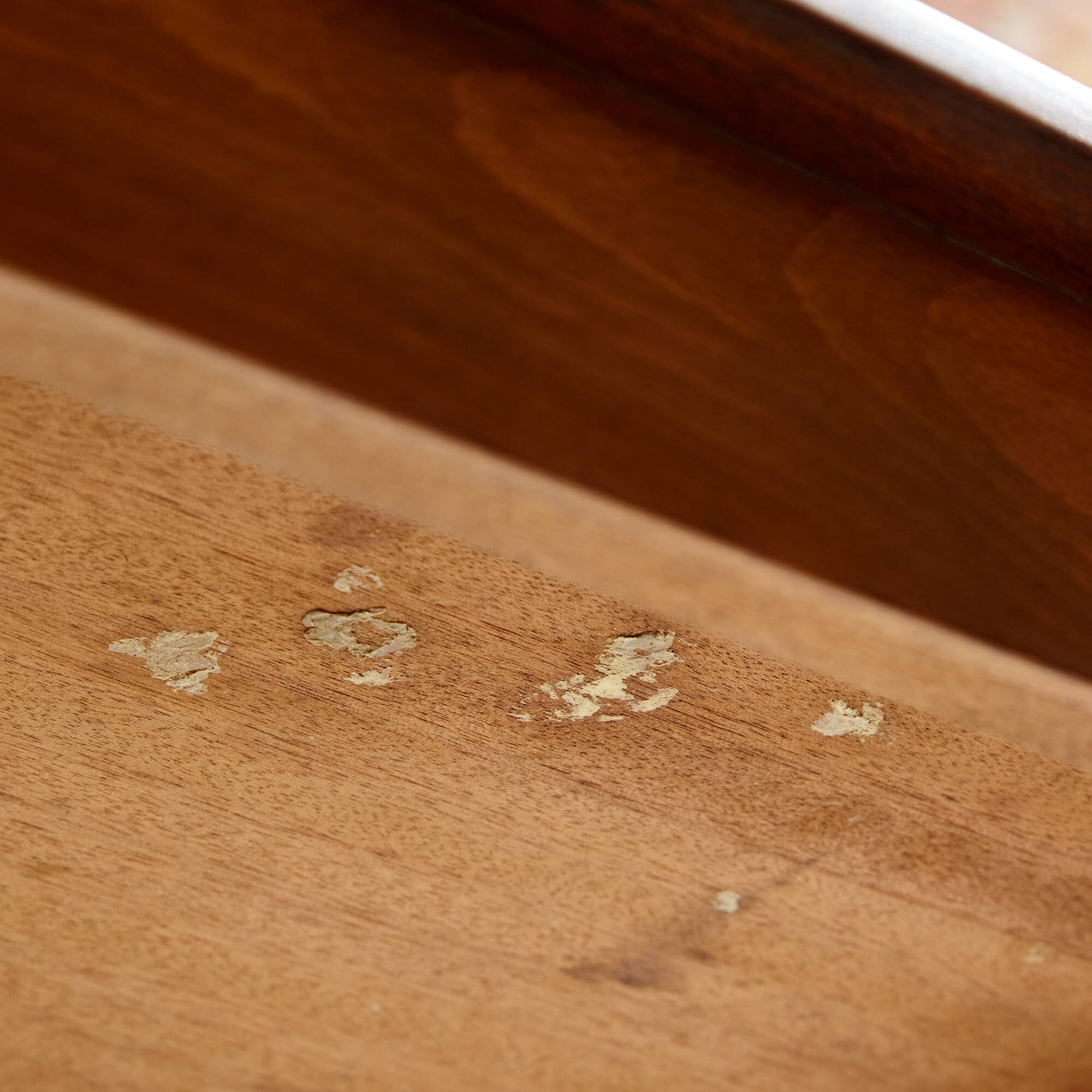 Restored teak and beech desk