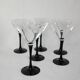 6 Luminarc “domino” martini glasses