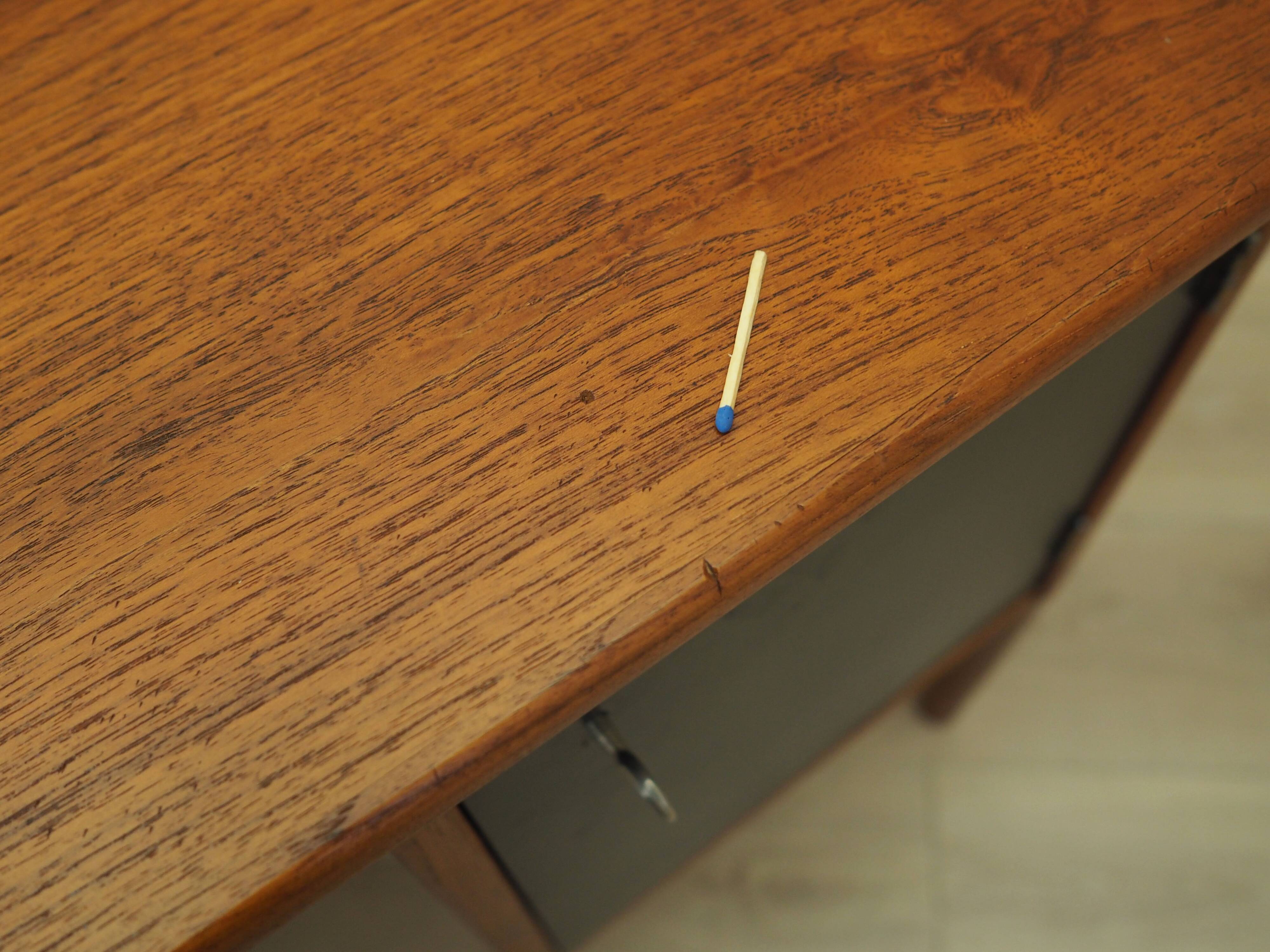 Teak desk, Danish design, 1970s, made in Denmark