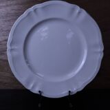 Grand Plat de service Ivoire Sarreguemines 34.5cm