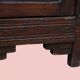 Pair of Art Nouveau bedside tables in solid oak, late 19th century.