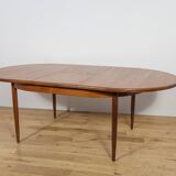 Mid-century teak modern oval dining table from G-Plan, United Kingdom, 1960s