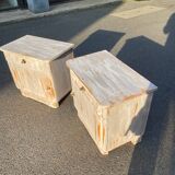 2 German bedside tables