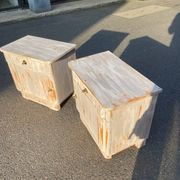 2 German bedside tables