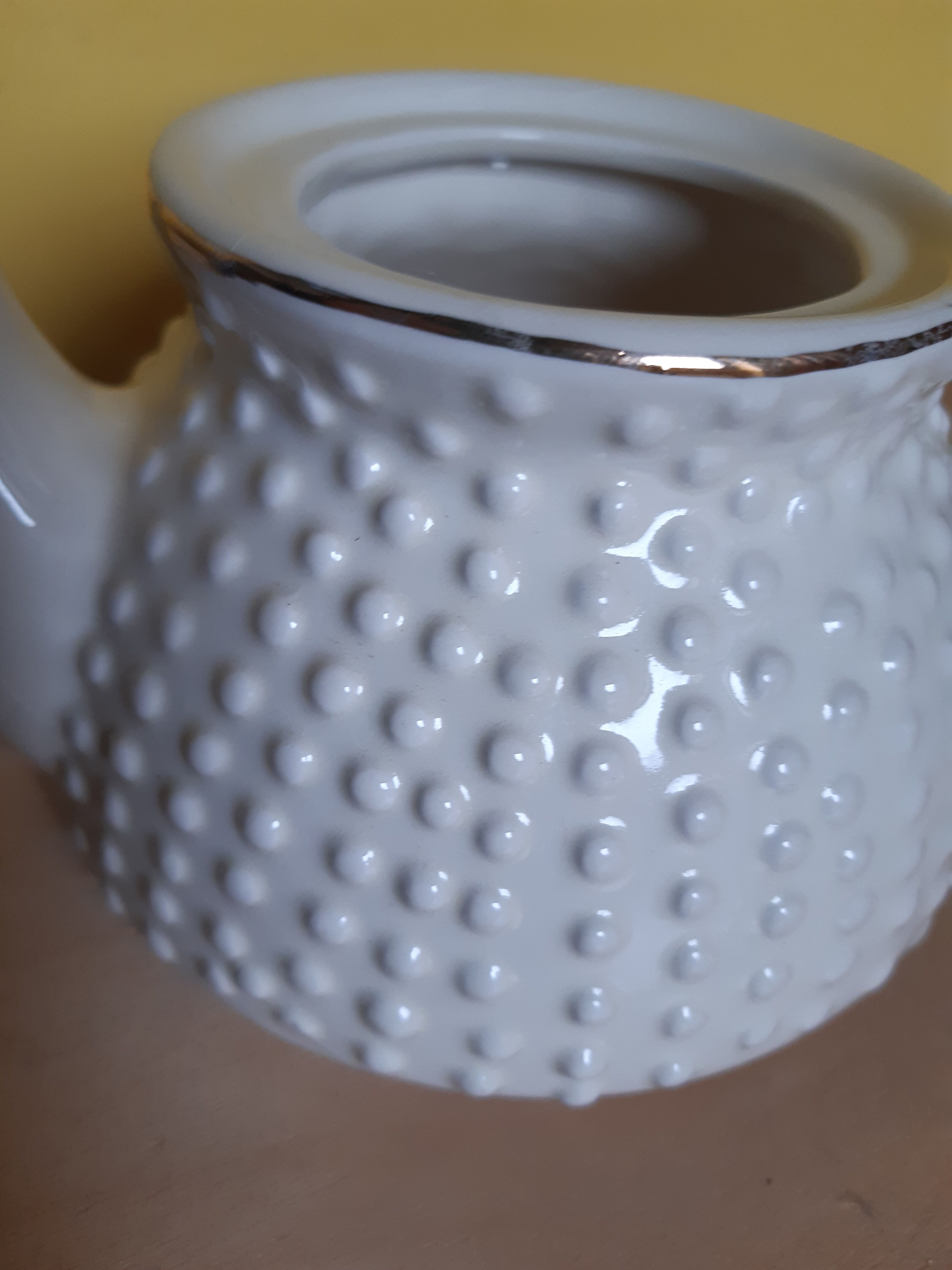 Teapot egoist 70's ceramic