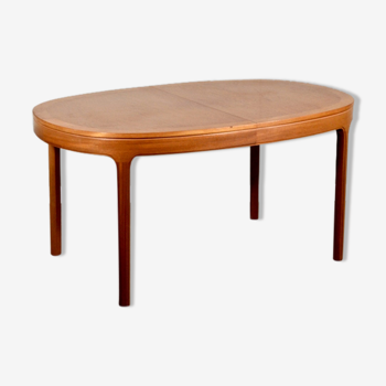 Nathan Oblong mid-century teak extension table