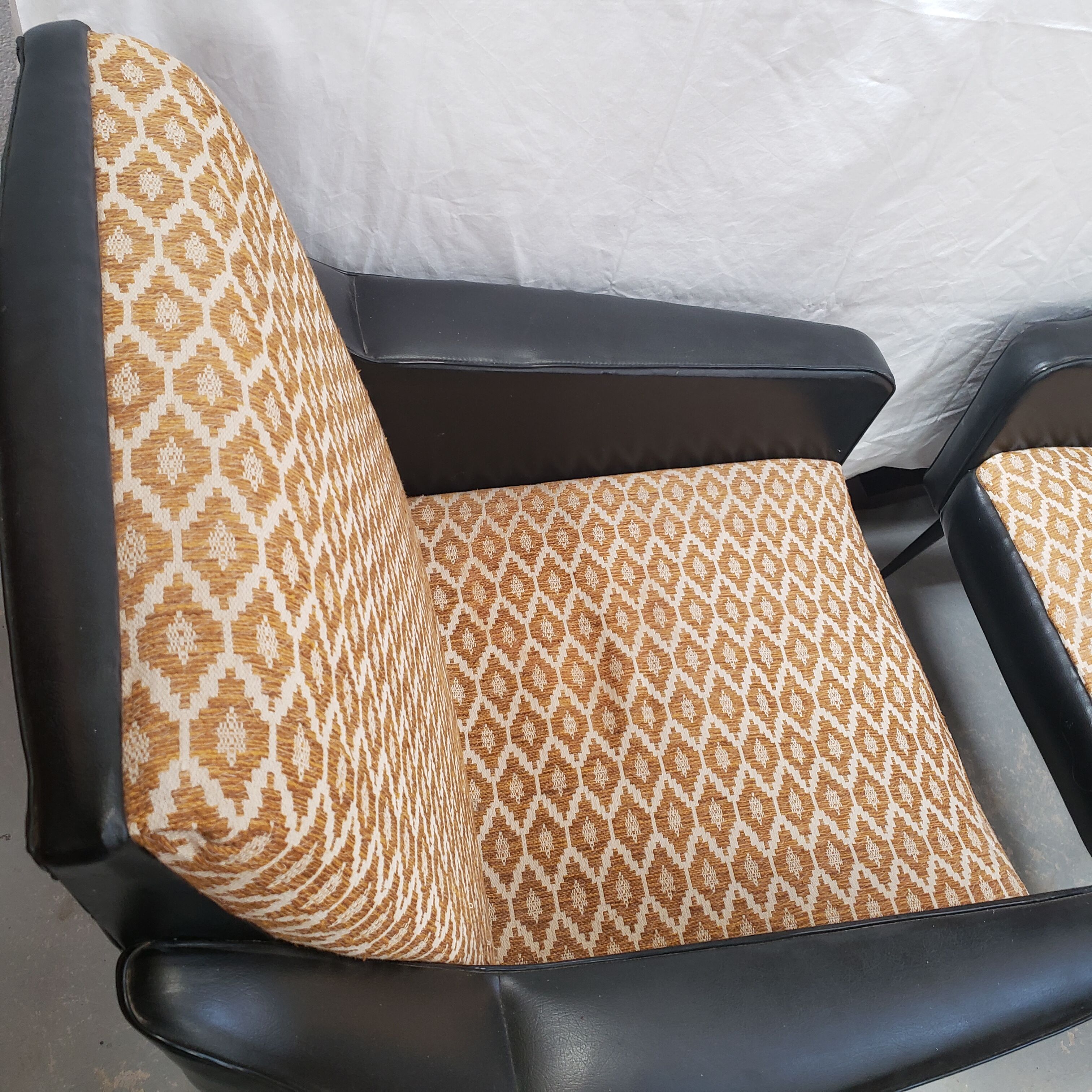 Paire de fauteuils vintage années 60