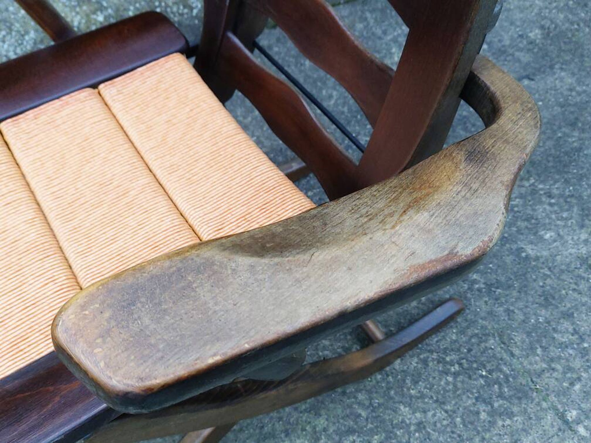Pair of vintage TRICONFORT France deckchairs and relax chairs