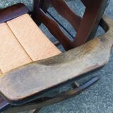 Pair of vintage TRICONFORT France deckchairs and relax chairs