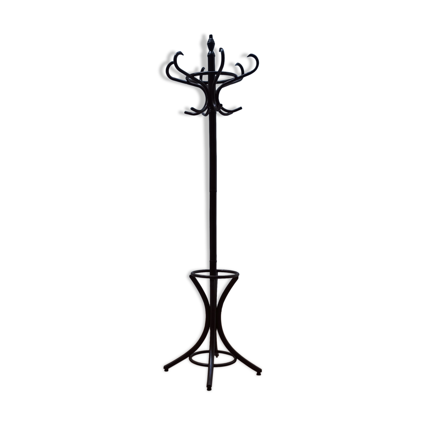 Vintage wooden coat rack