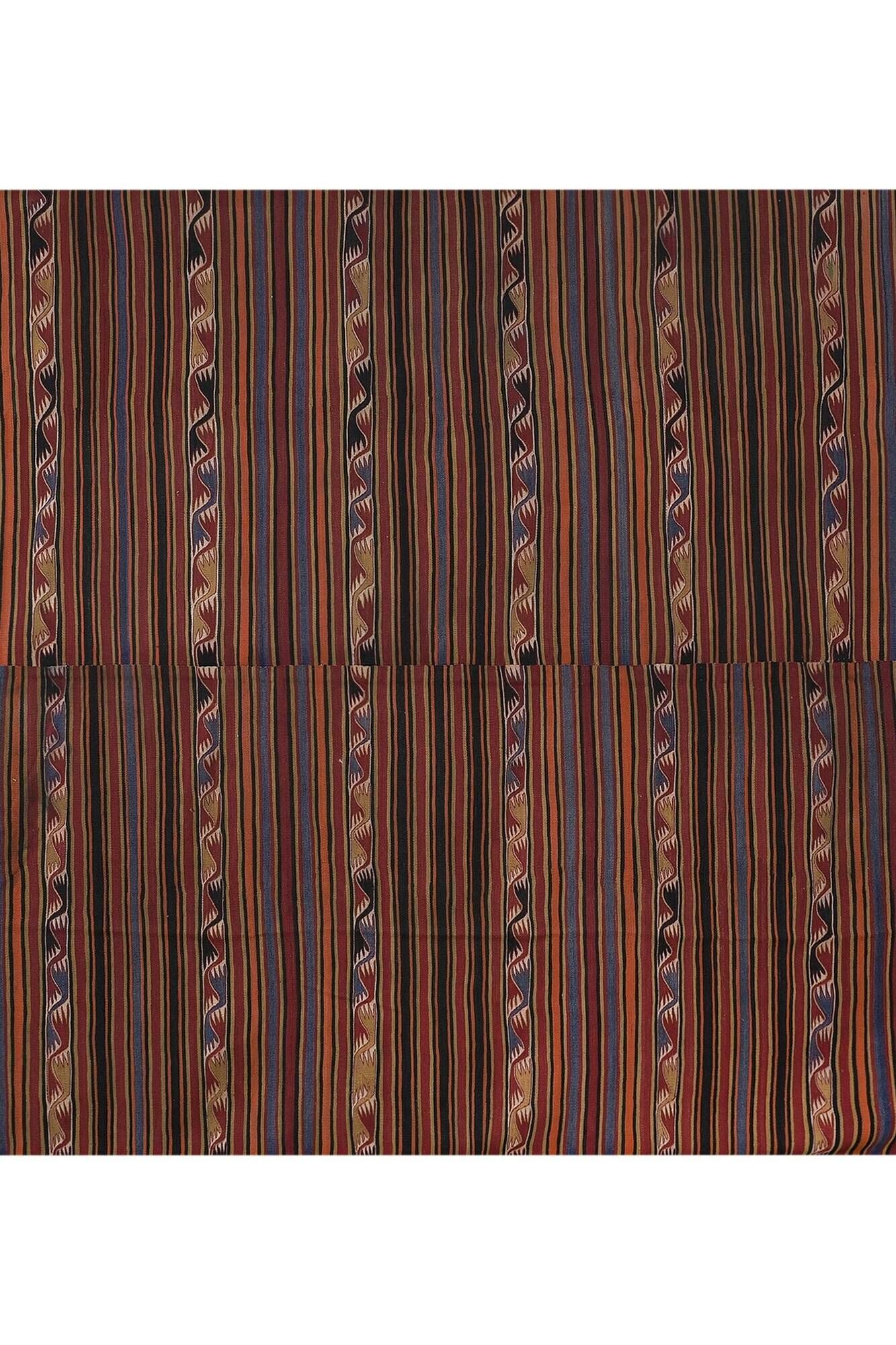 Vintage Turkish kilim handwoven 275x380 cm