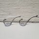 Pair of aluminum coat hooks