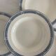 Lot of 5 hollow plates made of iron earth