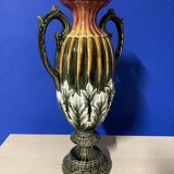 Art Nouveau vase in slip